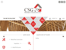 Tablet Screenshot of csgpropertysolutions.com